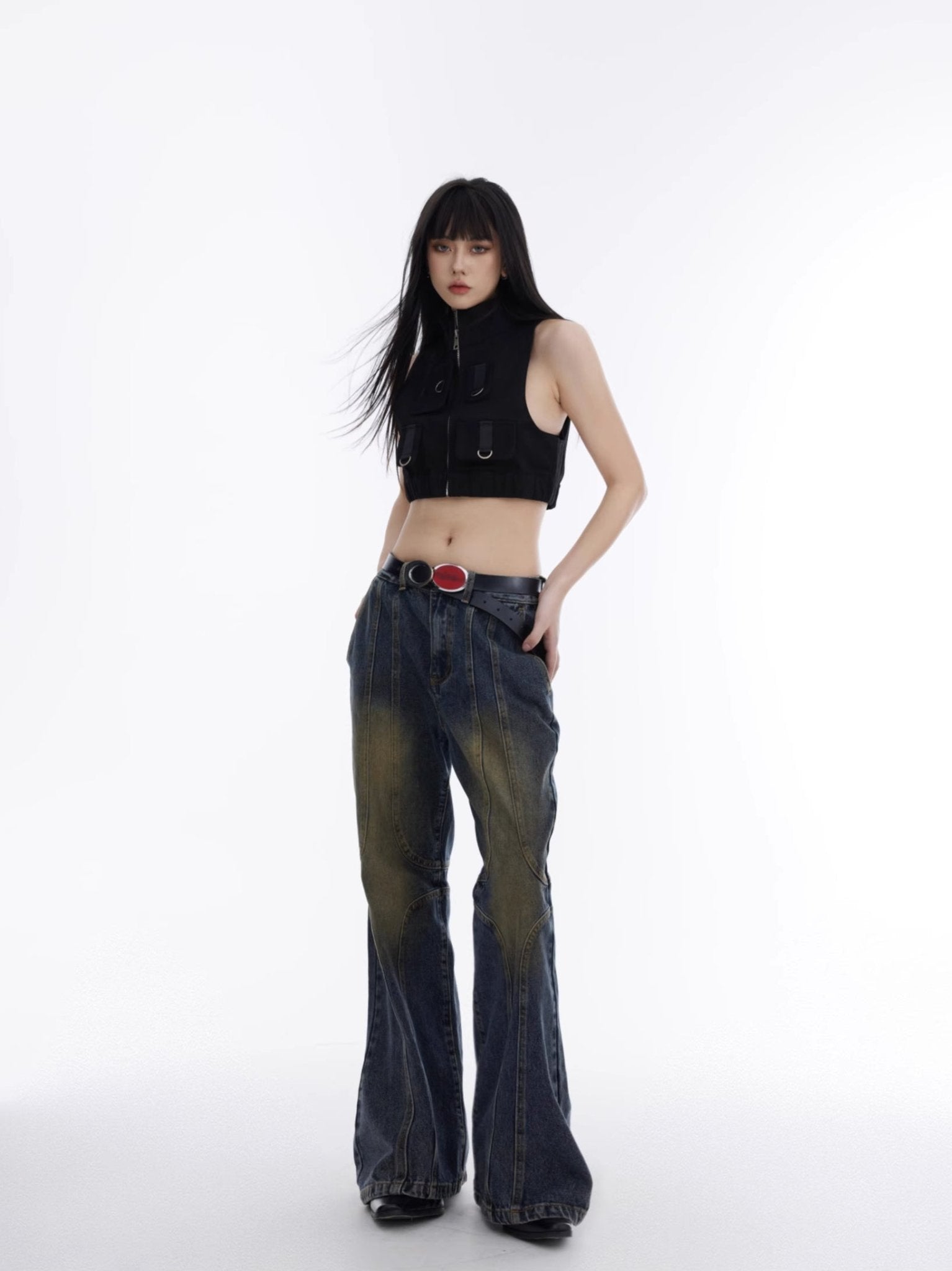 High Waist Flared Denim - COPPING THREADS - CT Select