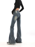 High Waist Raw Edge Denim - COPPING THREADS - CT Select