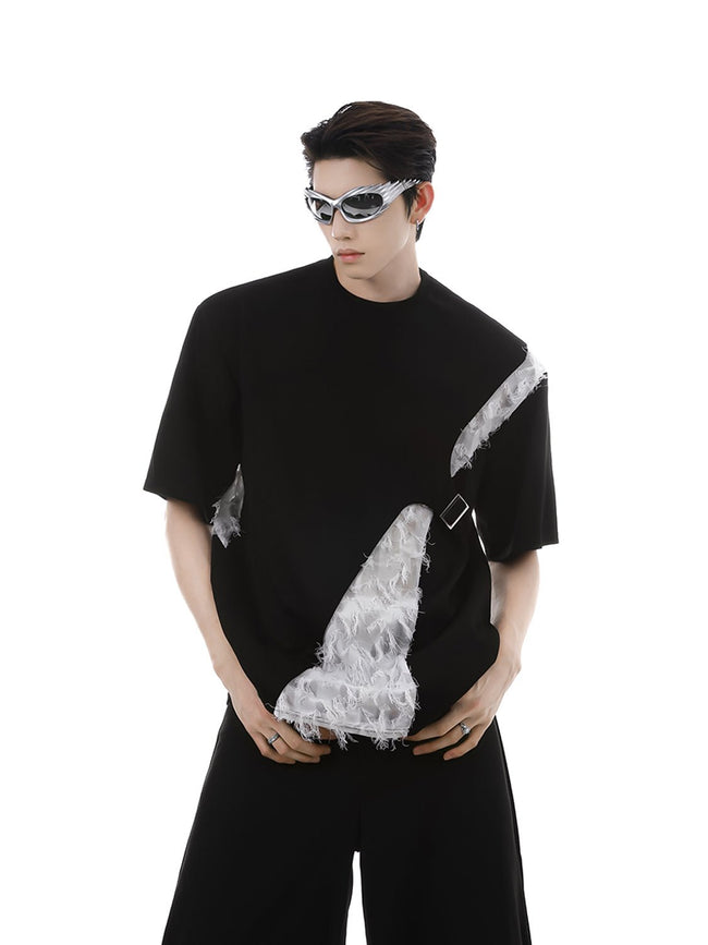 Irregular Patchwork Tee - COPPING THREADS - CT Select Hover Image