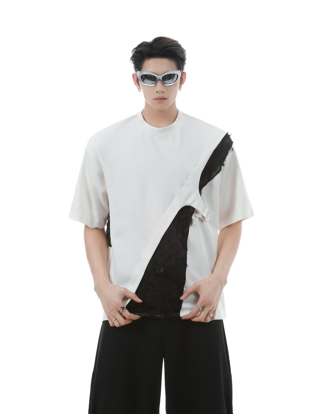 Irregular Patchwork Tee - COPPING THREADS - CT Select
