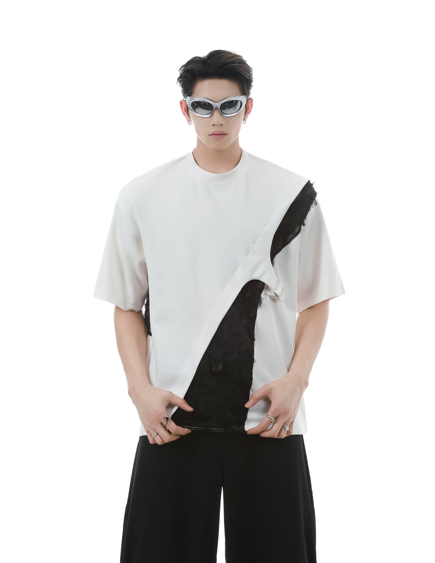 Irregular Patchwork Tee - COPPING THREADS - CT Select