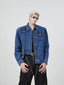 Irregular Shoulder Pad Denim Jacket - COPPING THREADS - CT Select