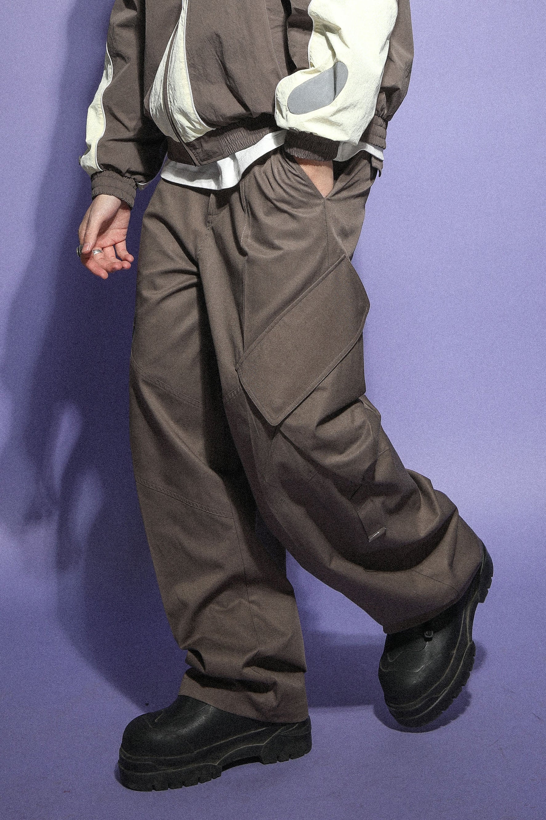 TRECLUB Multi-Pockets Cargo Pants