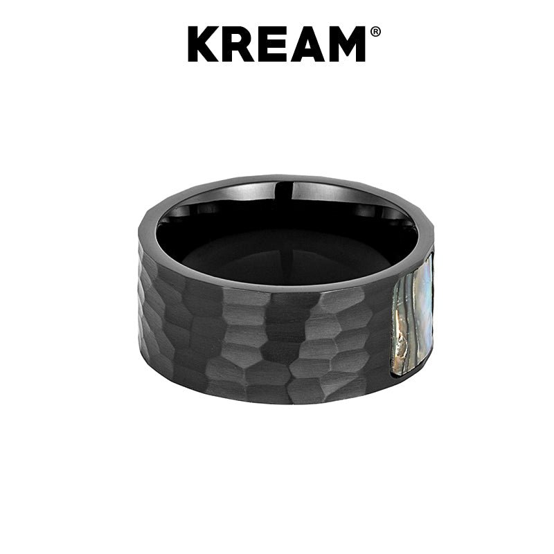 KREAM Black Abalone Shell Ring - COPPING THREADS - KREAM