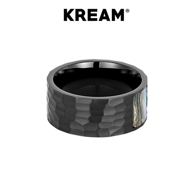 KREAM Black Abalone Shell Ring - COPPING THREADS - KREAM