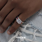 KREAM Iridescent Baguette Diamond Ring - COPPING THREADS - KREAM