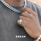 KREAM Praying hand s925 silver ring - COPPING THREADS - KREAM