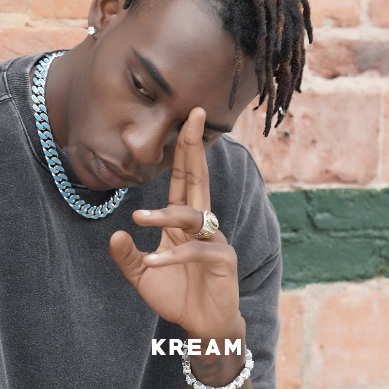 KREAM Praying hand s925 silver ring - COPPING THREADS - KREAM