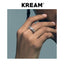 KREAM S925 Sterling Silver Irregular Simple Hammered Open End Ring - COPPING THREADS - KREAM