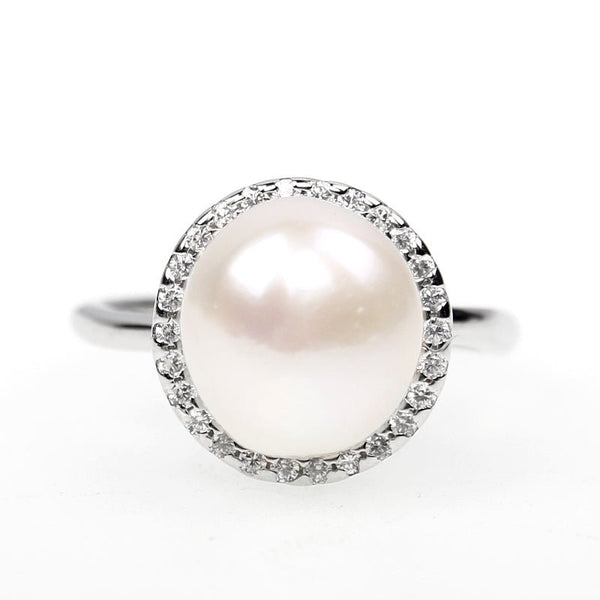 KREAM S925 sterling silver natural pearl ring - COPPING THREADS - KREAM