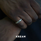 KREAM S925 Sterling Silver Simple Peplum Glossy Ring - COPPING THREADS - KREAM