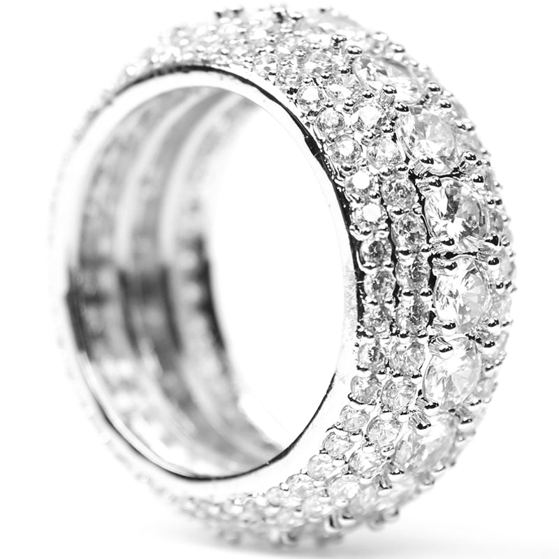 KREAM Simple Full Set Zirconia Ring - COPPING THREADS - KREAM