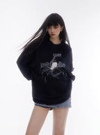 Loose Spider Print Sweater - COPPING THREADS - CT Select