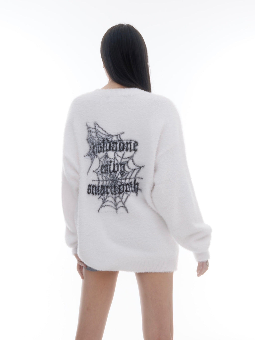 Loose Spider Print Sweater - COPPING THREADS - CT Select