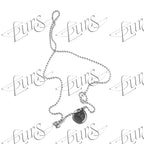 LURS Emoji Reversible Necklace (Tonal Beaded Chain) - COPPING THREADS - LURS