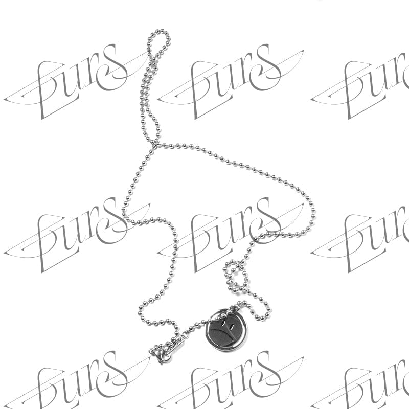 LURS Emoji Reversible Necklace (Tonal Beaded Chain) - COPPING THREADS - LURS