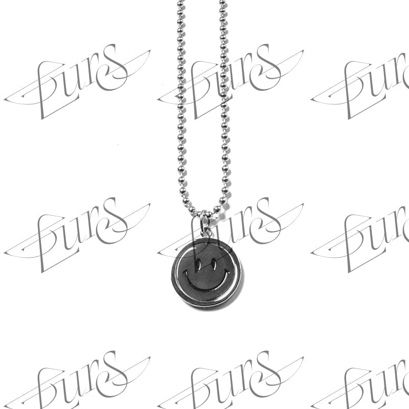 LURS Emoji Reversible Necklace (Tonal Beaded Chain) - COPPING THREADS - LURS