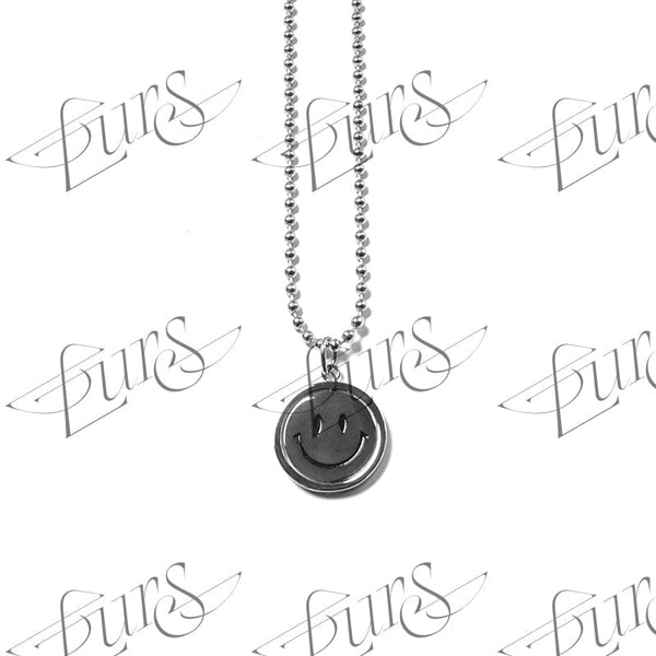 LURS Emoji Reversible Necklace (Tonal Beaded Chain) - COPPING THREADS - LURS