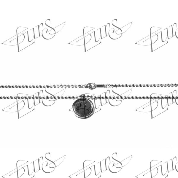 LURS Emoji Reversible Necklace (Tonal Beaded Chain) - COPPING THREADS - LURS