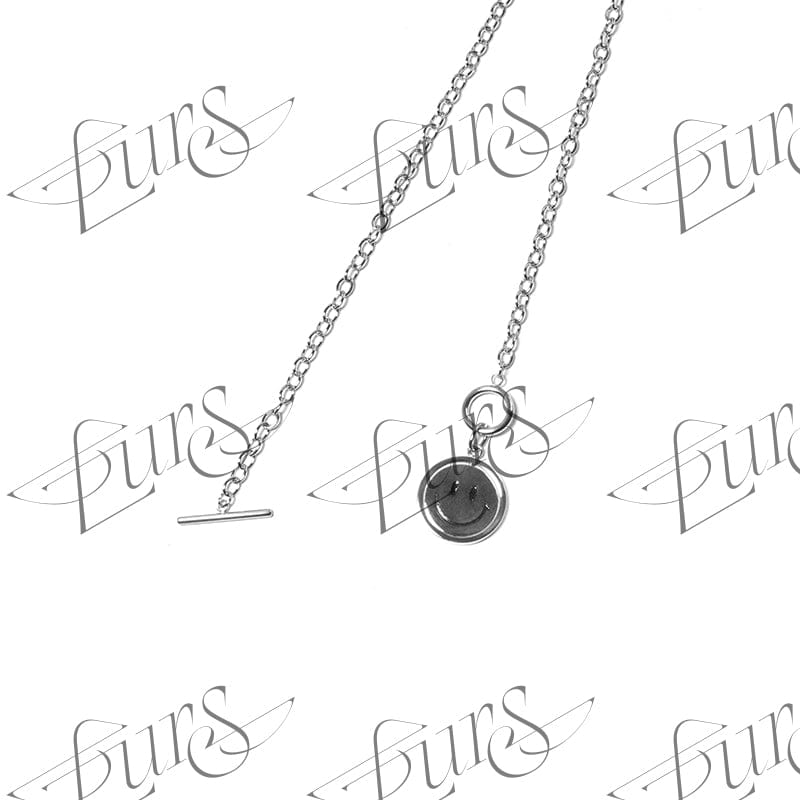 LURS Emoji Reversible Necklace (Tonal Linked Chain) - COPPING THREADS - LURS