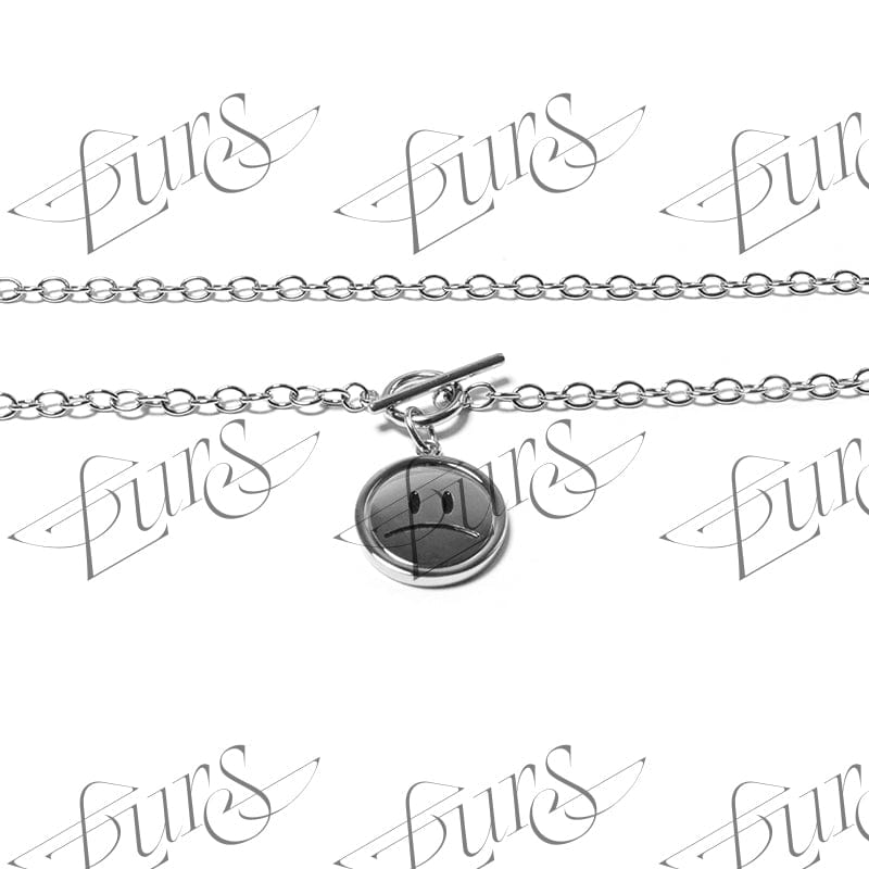 LURS Emoji Reversible Necklace (Tonal Linked Chain) - COPPING THREADS - LURS