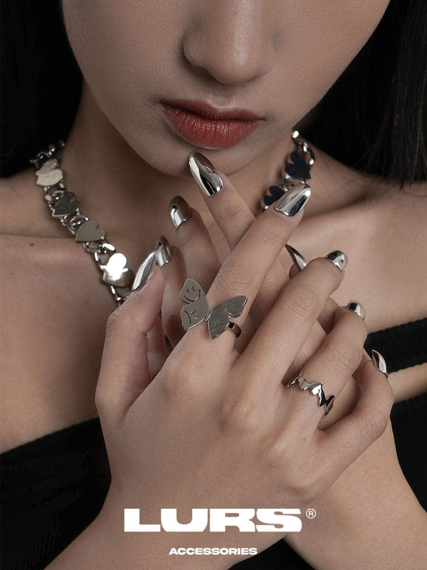 LURS Four Faces Butterfly Ring - COPPING THREADS - LURS