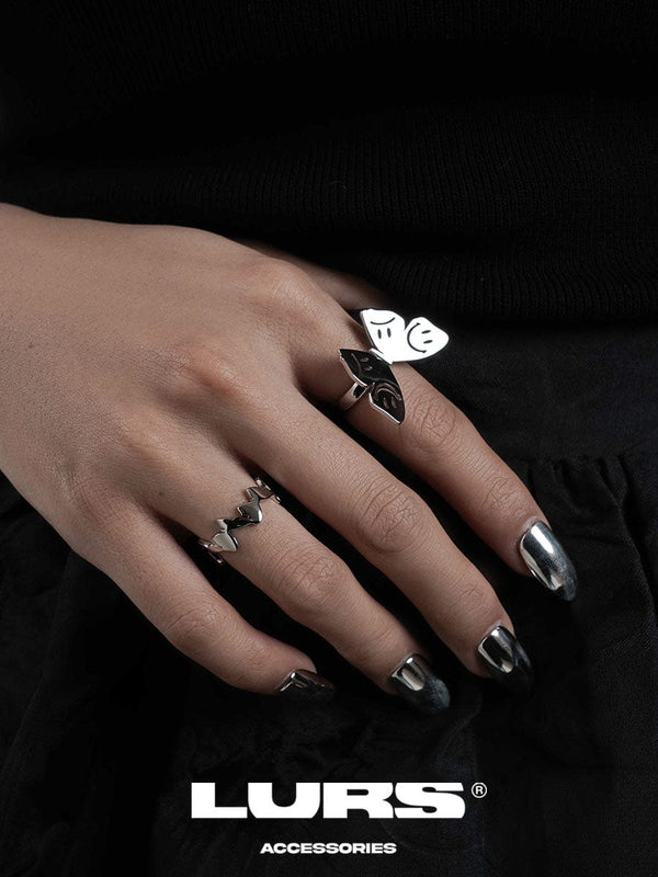 LURS Four Faces Butterfly Ring - COPPING THREADS - LURS