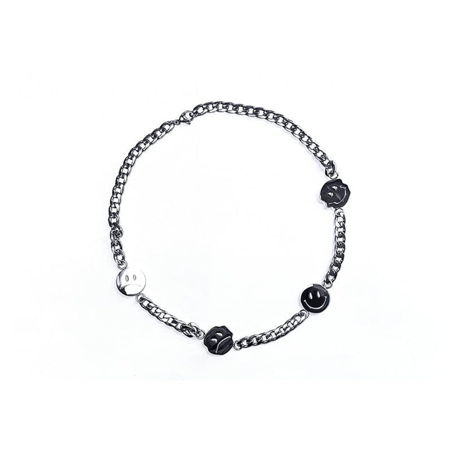 LURS Four Faces Emoji Necklace - COPPING THREADS - LURS Hover Image