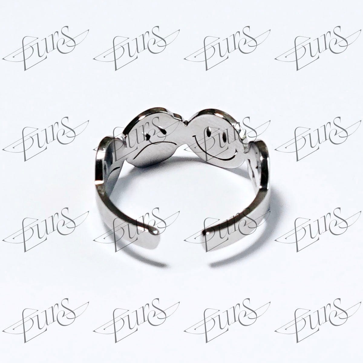 LURS FOUR FACES Emoji Ring - COPPING THREADS - LURS