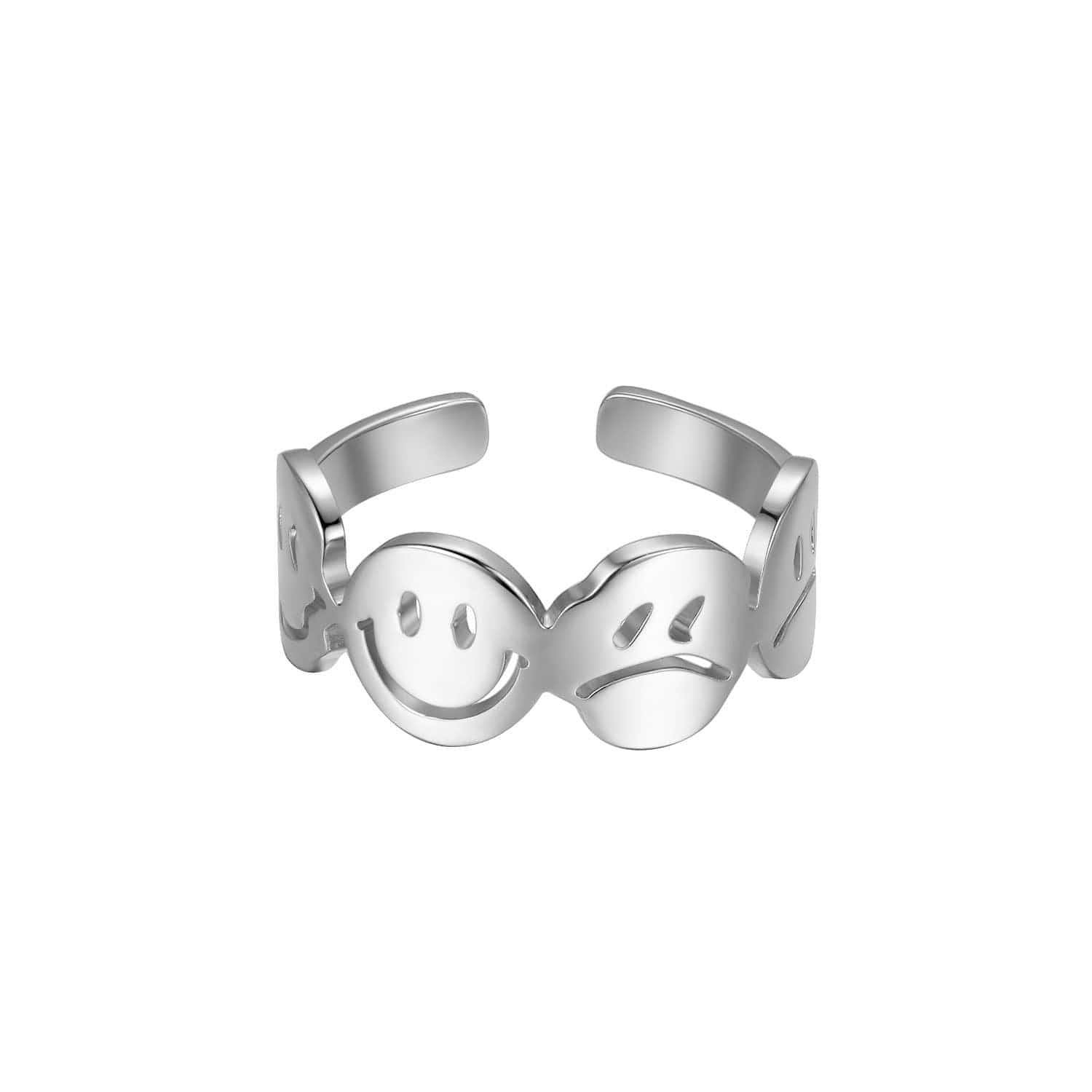 LURS FOUR FACES Emoji Ring - COPPING THREADS - LURS Main image