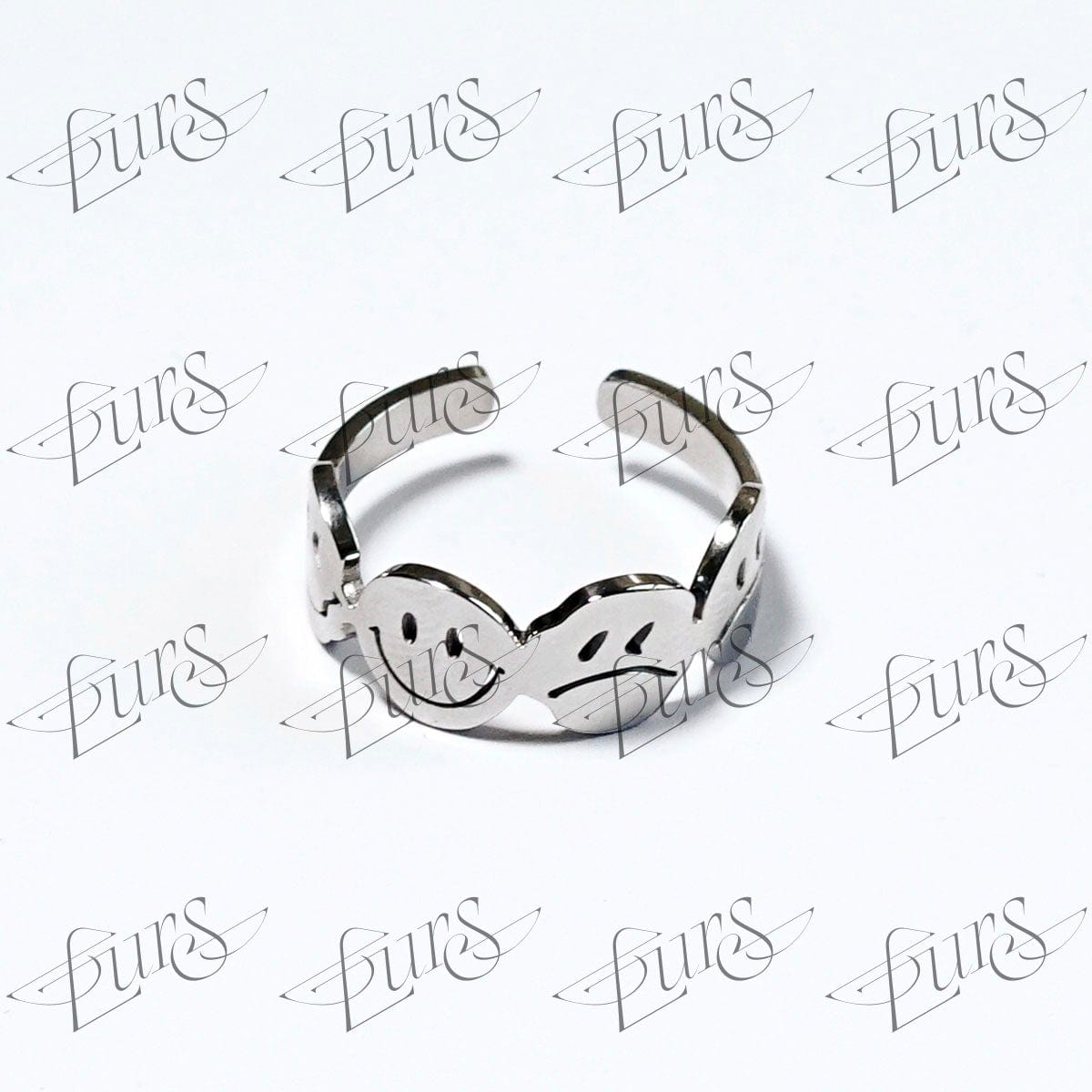 LURS FOUR FACES Emoji Ring - COPPING THREADS - LURS
