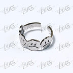 LURS FOUR FACES Emoji Ring - COPPING THREADS - LURS