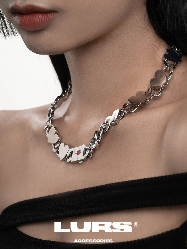 LURS Heart Cuban Chain Main Image