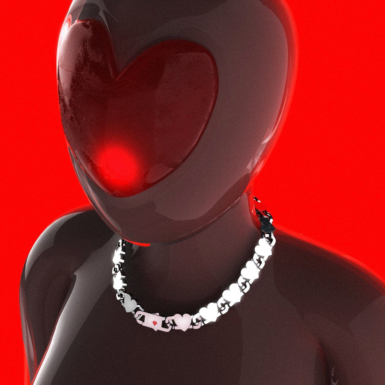 LURS Heart Cuban Chain - COPPING THREADS - LURS