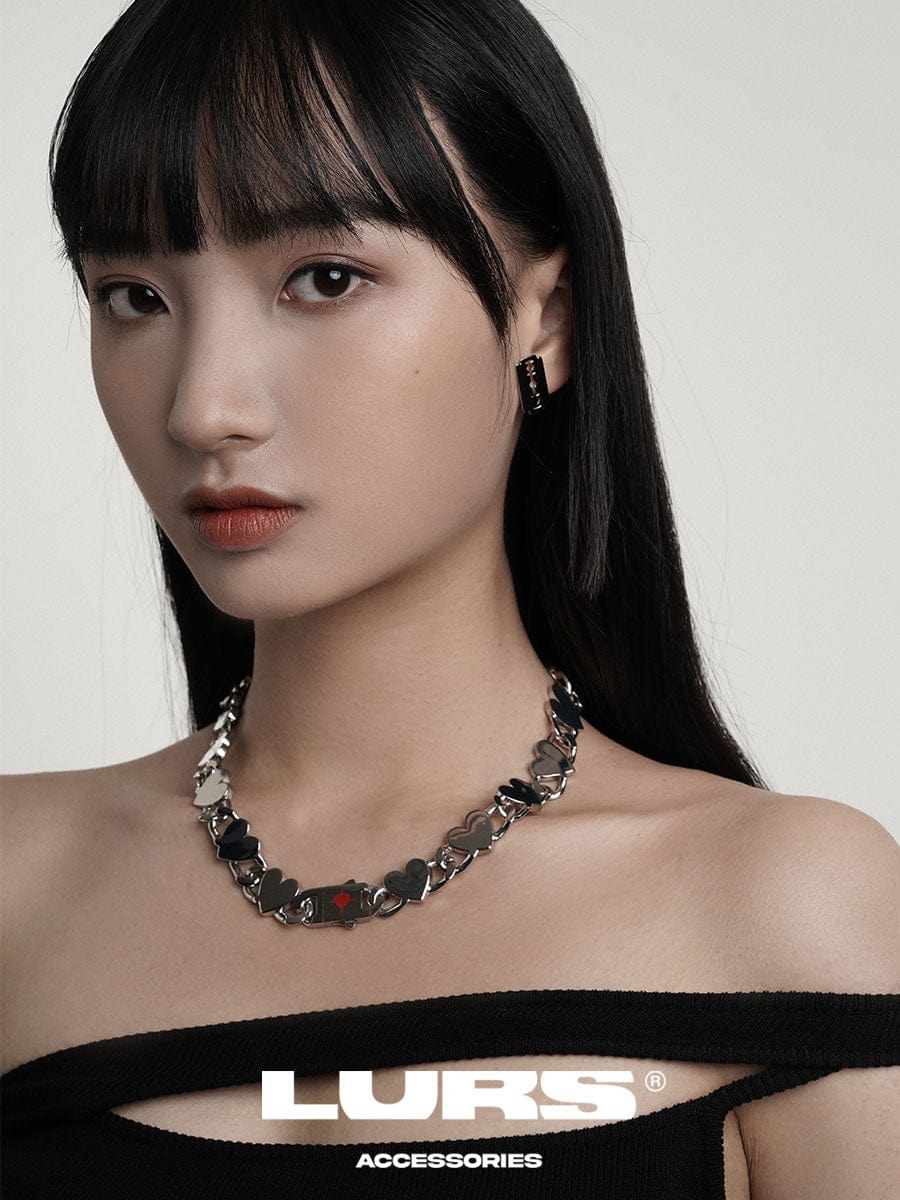 LURS Heart Cuban Chain - COPPING THREADS - LURS