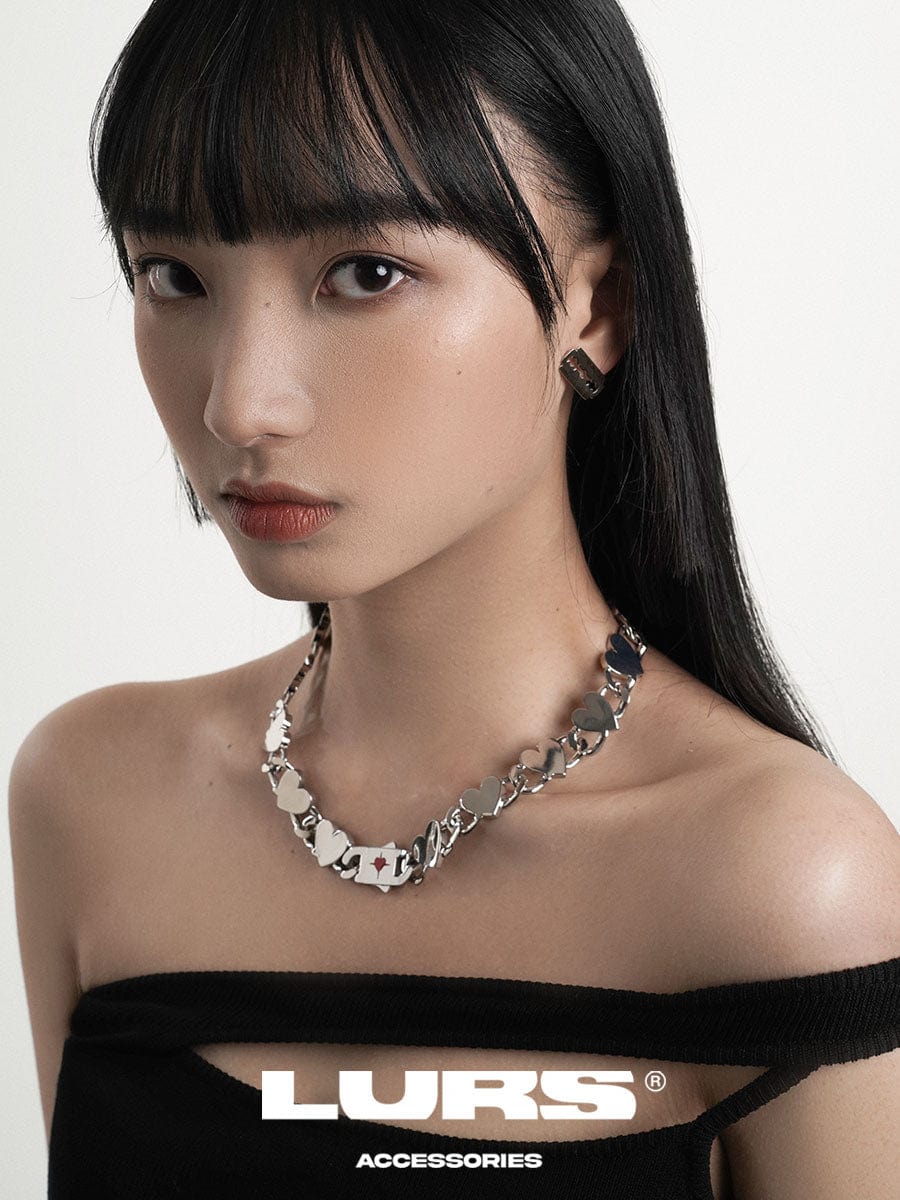 LURS Heart Cuban Chain - COPPING THREADS - LURS