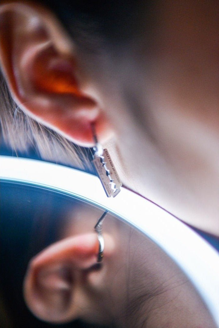 LURS Shaving Blade Earring - COPPING THREADS - LURS