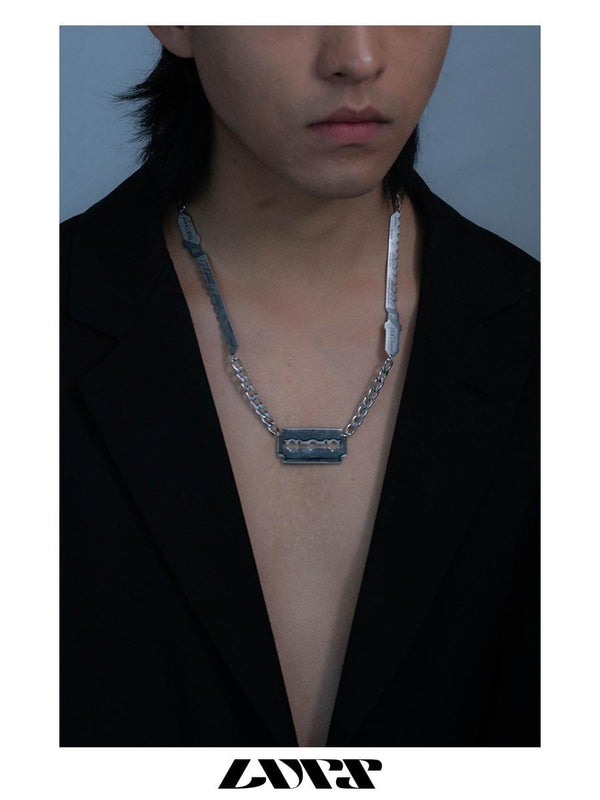 LURS Shaving Blade & Saw Blade Necklace - COPPING THREADS - LURS