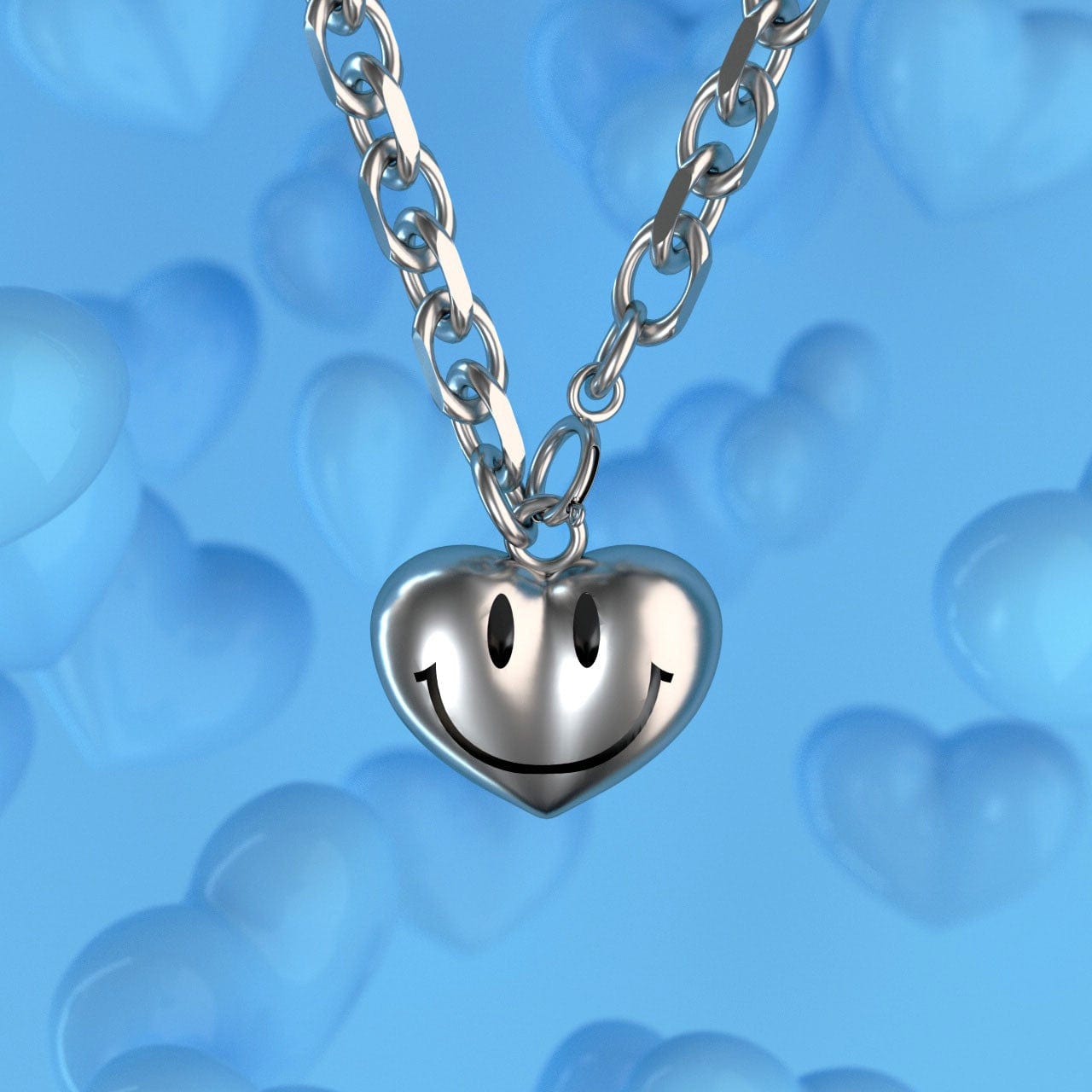 LURS Smiling Heart Necklace - COPPING THREADS - LURS