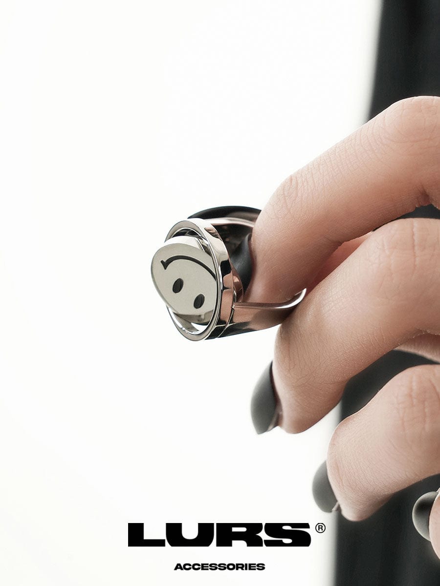 LURS Spinning Emoji Ring - COPPING THREADS - LURS