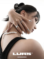 LURS Three Loops Irregular Mercury Ring - COPPING THREADS - LURS