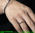 LURS Three Loops Irregular Mercury Ring - COPPING THREADS - LURS