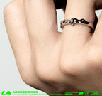 LURS Three Loops Irregular Mercury Ring - COPPING THREADS - LURS