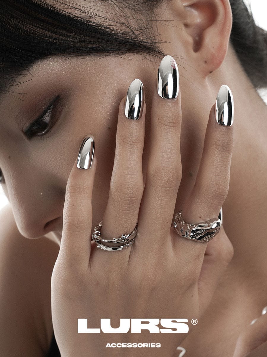 LURS Three Loops Irregular Mercury Ring - COPPING THREADS - LURS