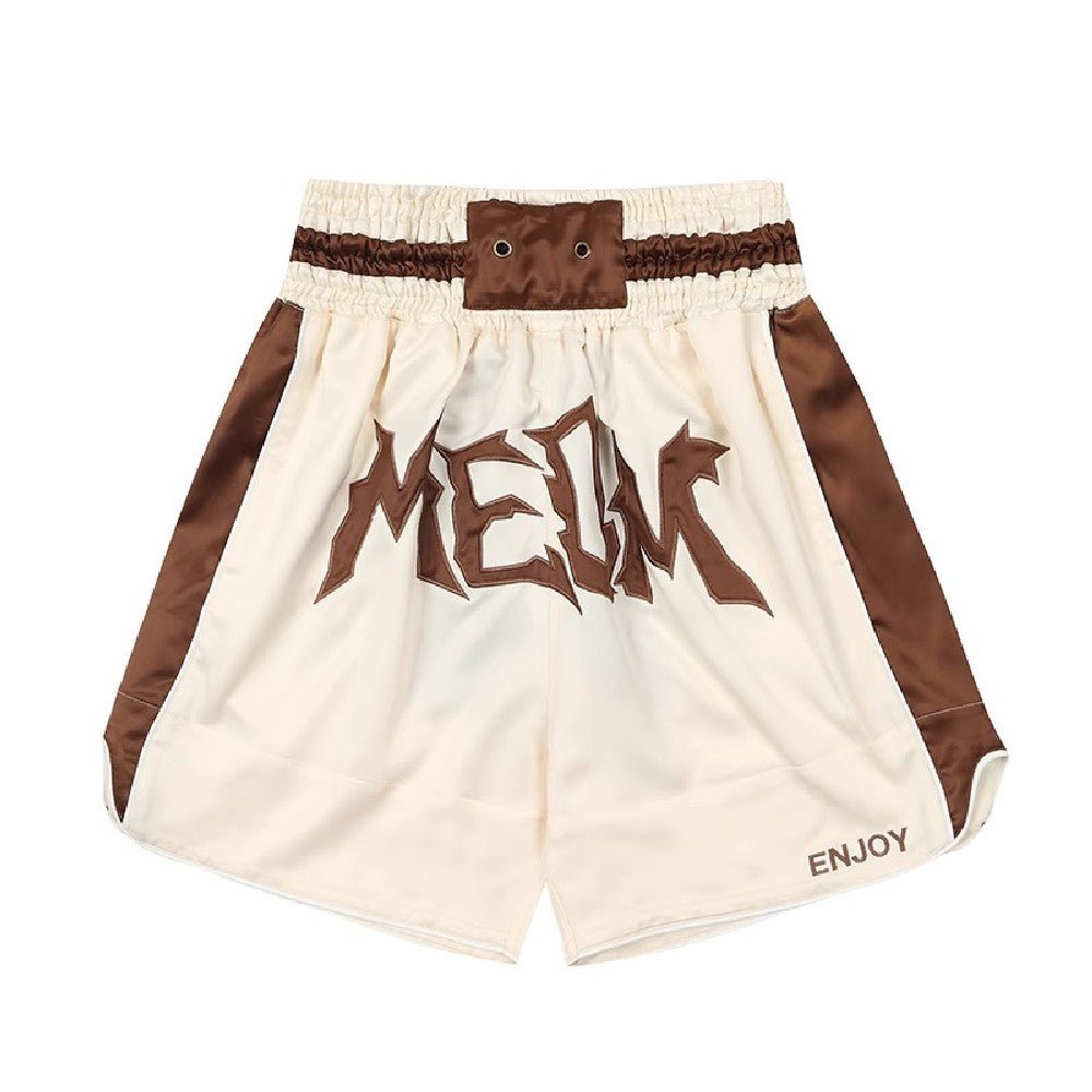 MEDM Boxing Logo Shorts - COPPING THREADS - MEDM