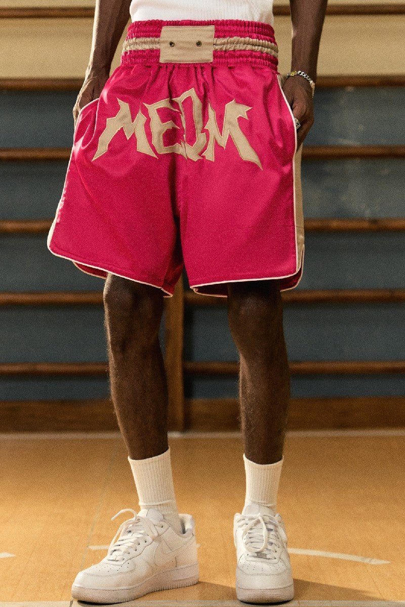 MEDM Boxing Logo Shorts - COPPING THREADS - MEDM