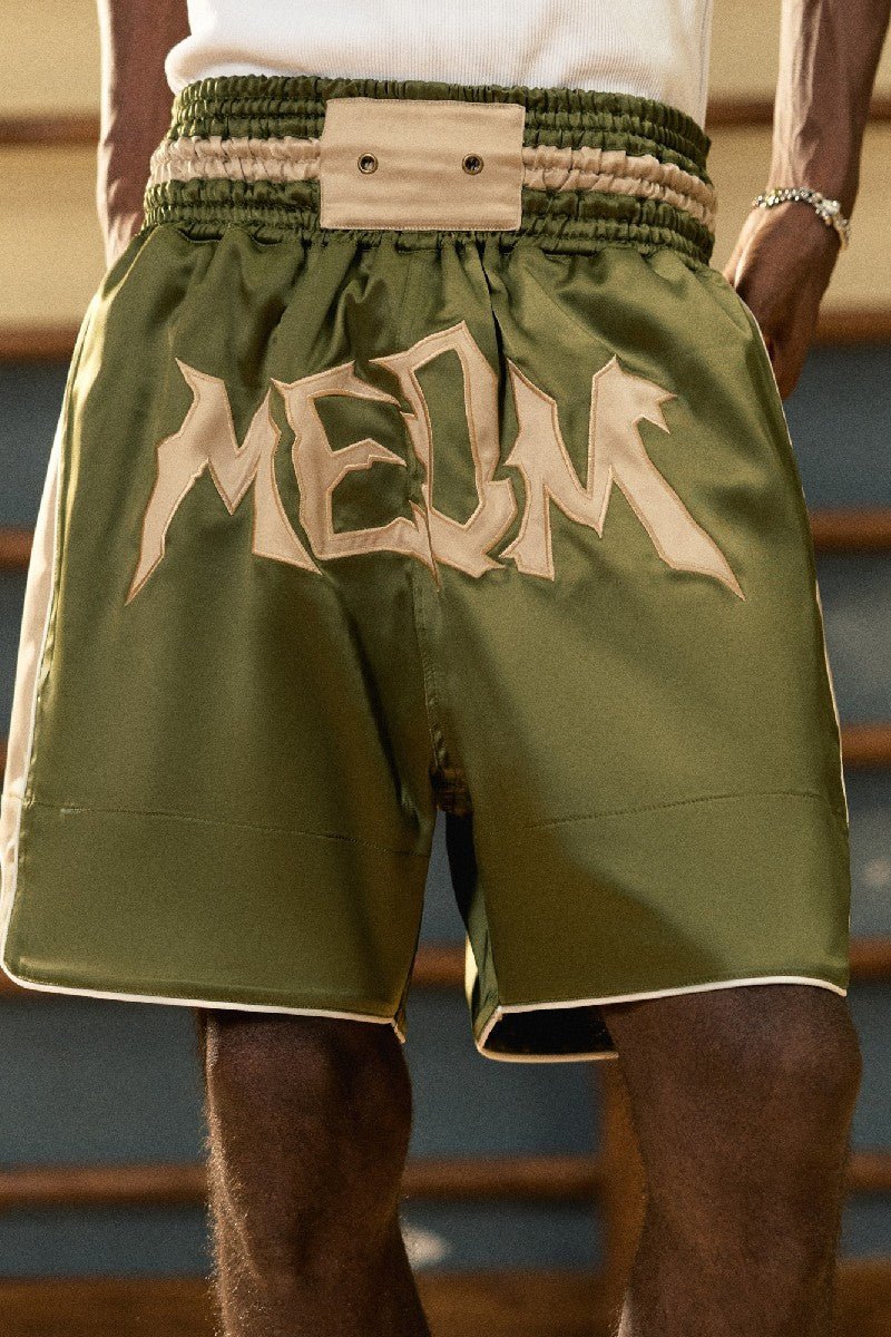 MEDM Boxing Logo Shorts - COPPING THREADS - MEDM