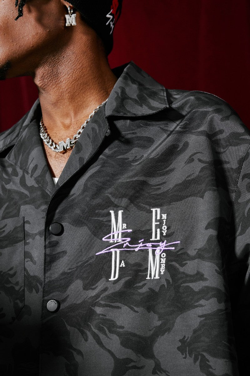 MEDM Camo Nylon Shirt - COPPING THREADS - MEDM