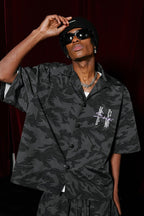 MEDM Camo Nylon Shirt - COPPING THREADS - MEDM