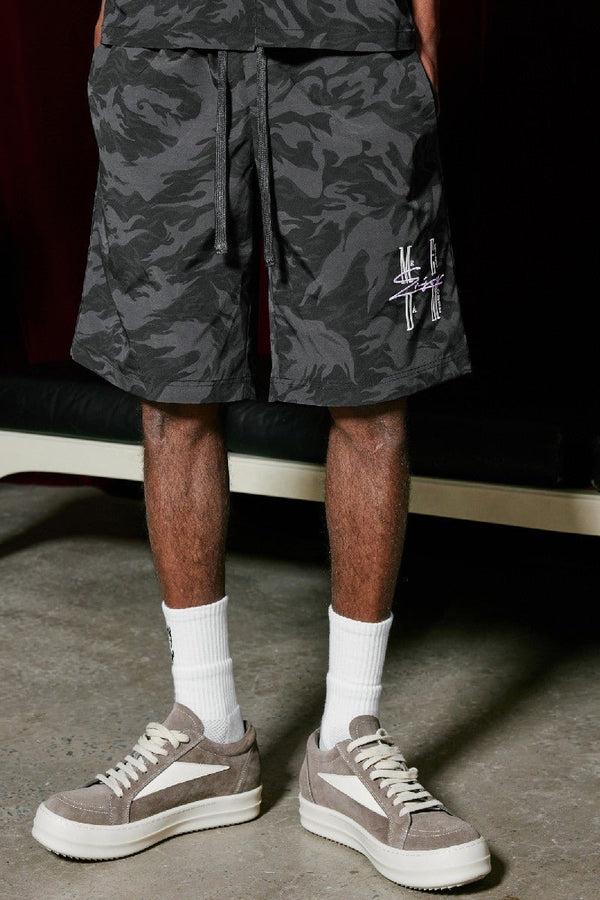MEDM Camo Nylon Shorts - COPPING THREADS - MEDM